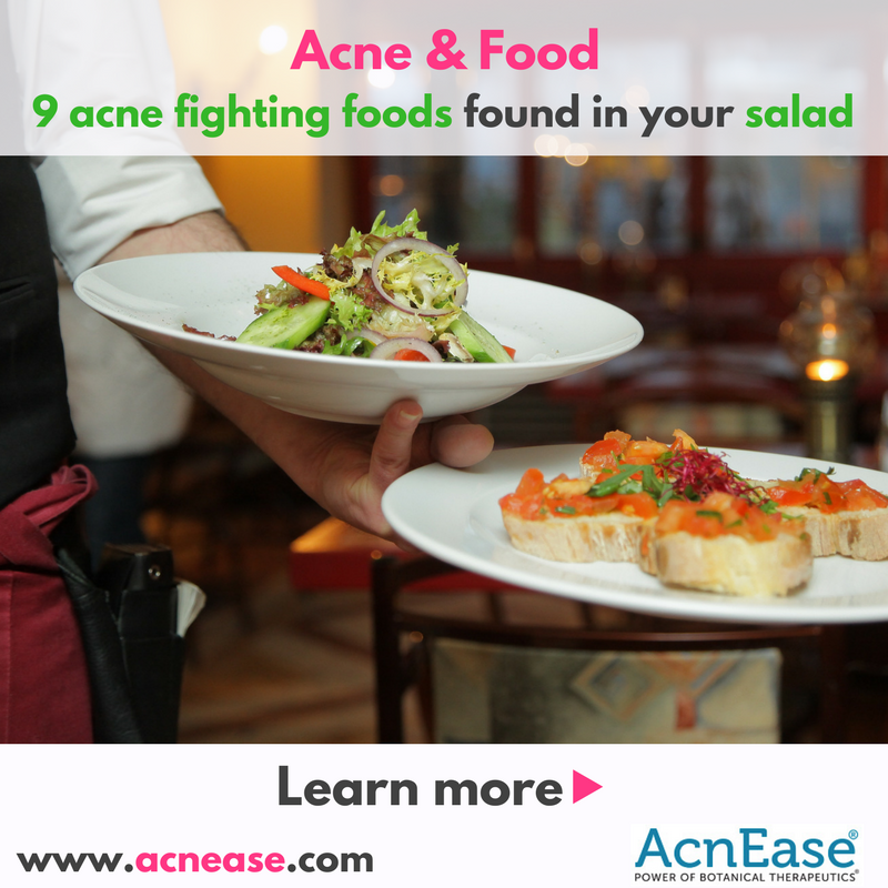 9 acne fighting foods found in your salad